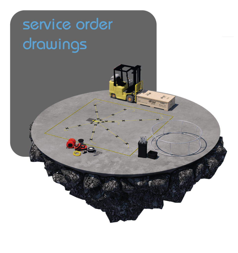 Service order drawings